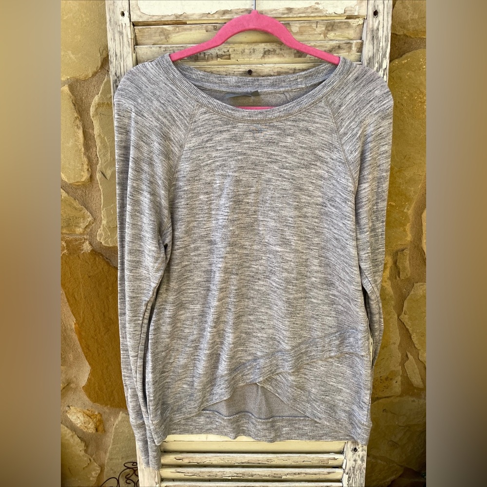 Athleta Pullover Sweater  Grey Multi Use. Oversized Medium